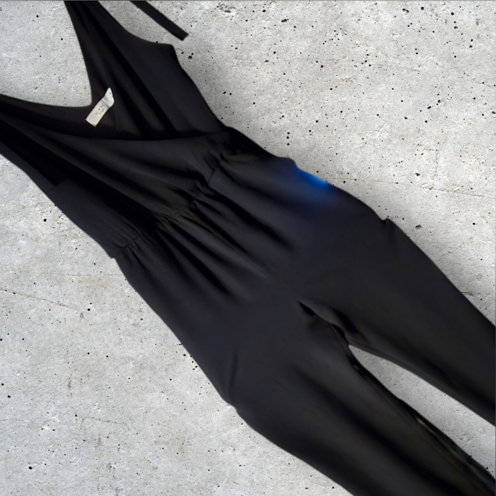 Ali & Jay Black Sleeveless Jumpsuit Medium #CAP17 - Picture 3 of 13